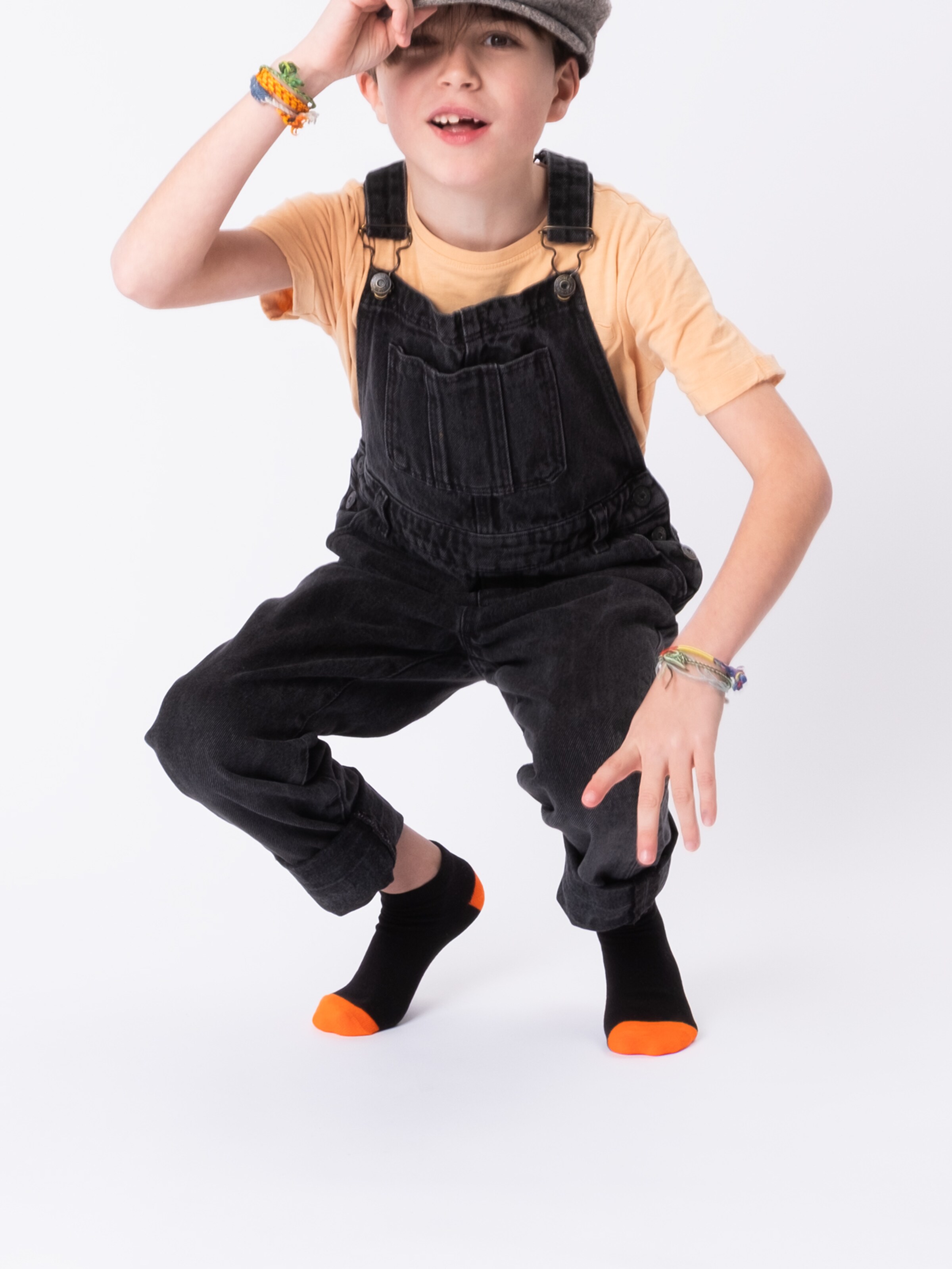 Occulto - Calcetines 'Piccolo' en negro: frente