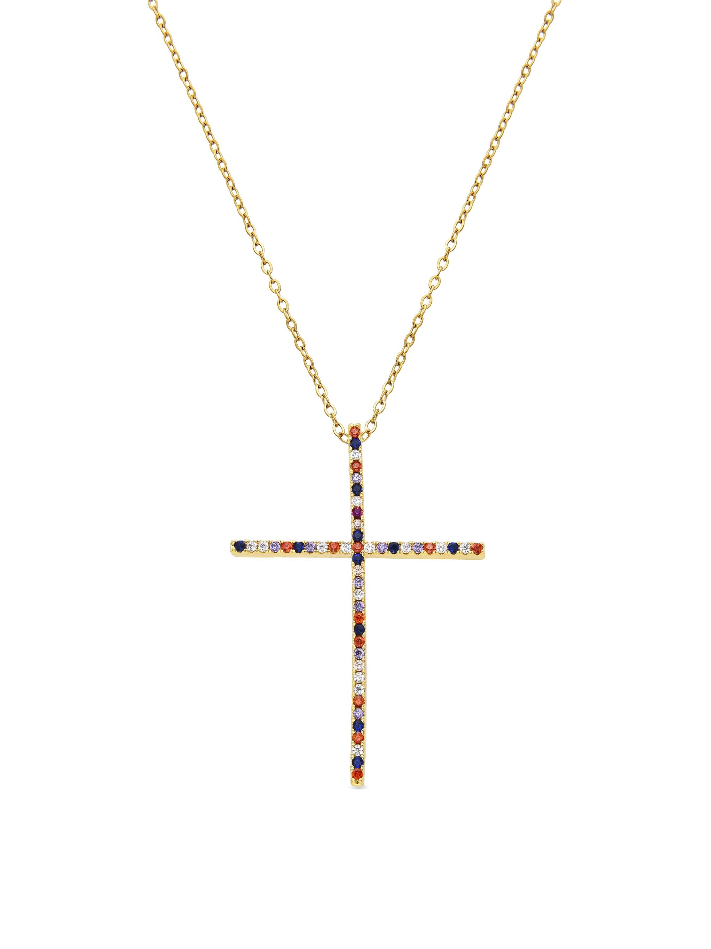 Luxenter Necklace 'Irend' in Mixed colours: front