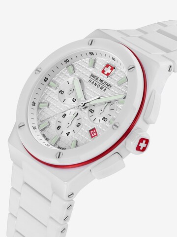 SWISS MILITARY HANOWA Analog Watch 'Sidewinder Ceramic' in White