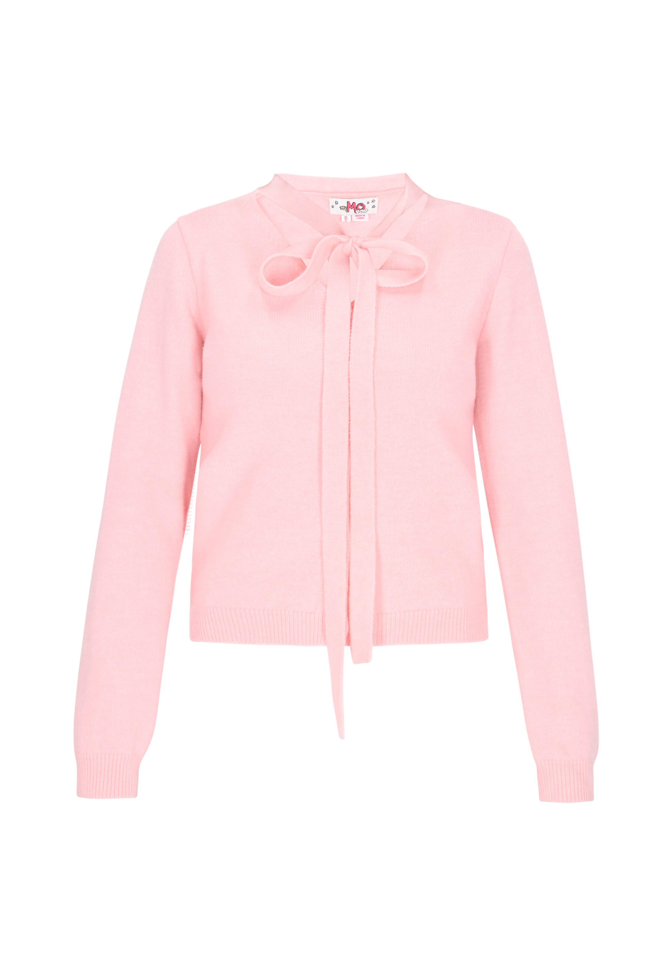 MYMO Gebreid vest 'Young Fashion' in Roze: voorkant