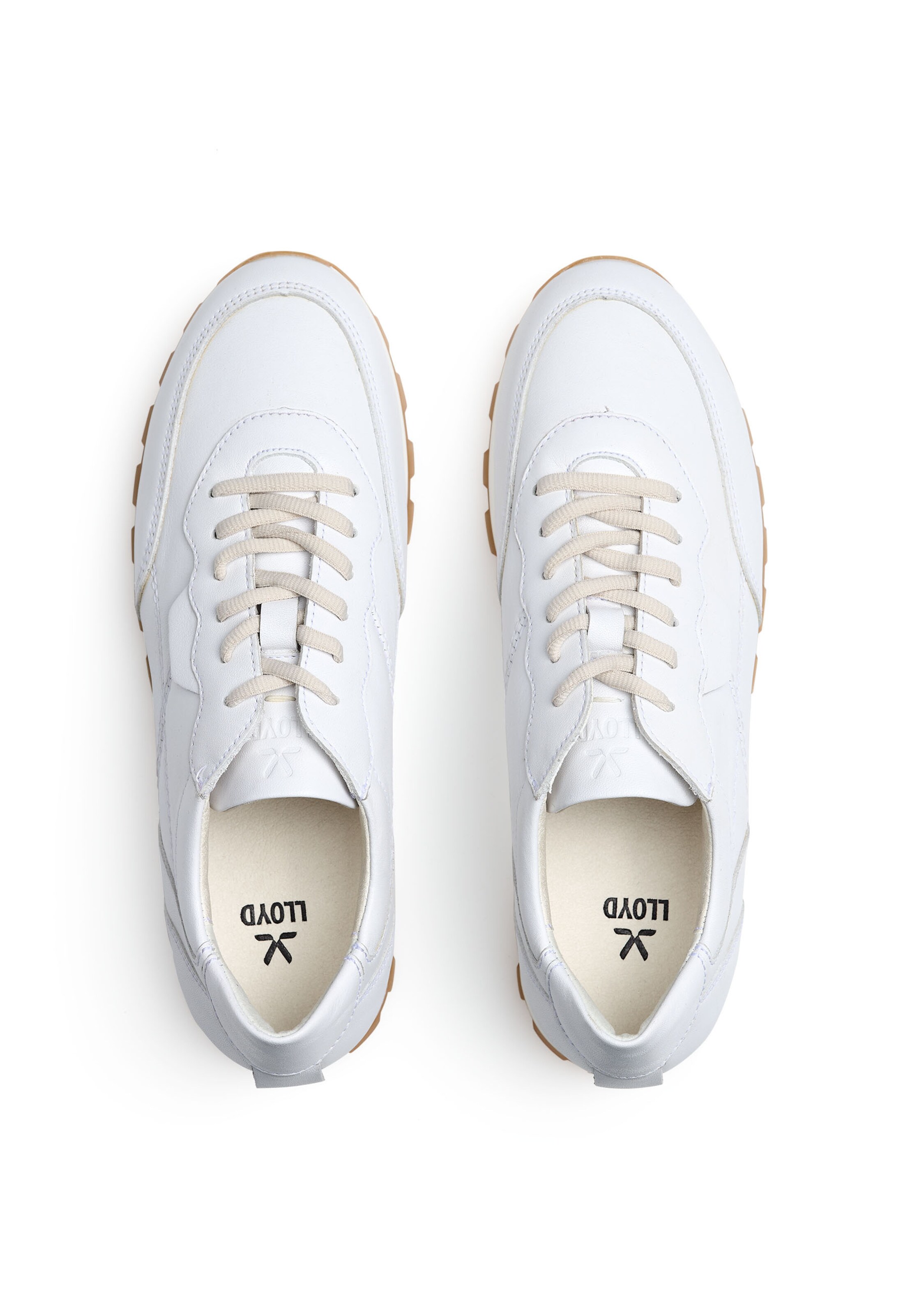 Baskets basses 'GIA' LLOYD en blanc