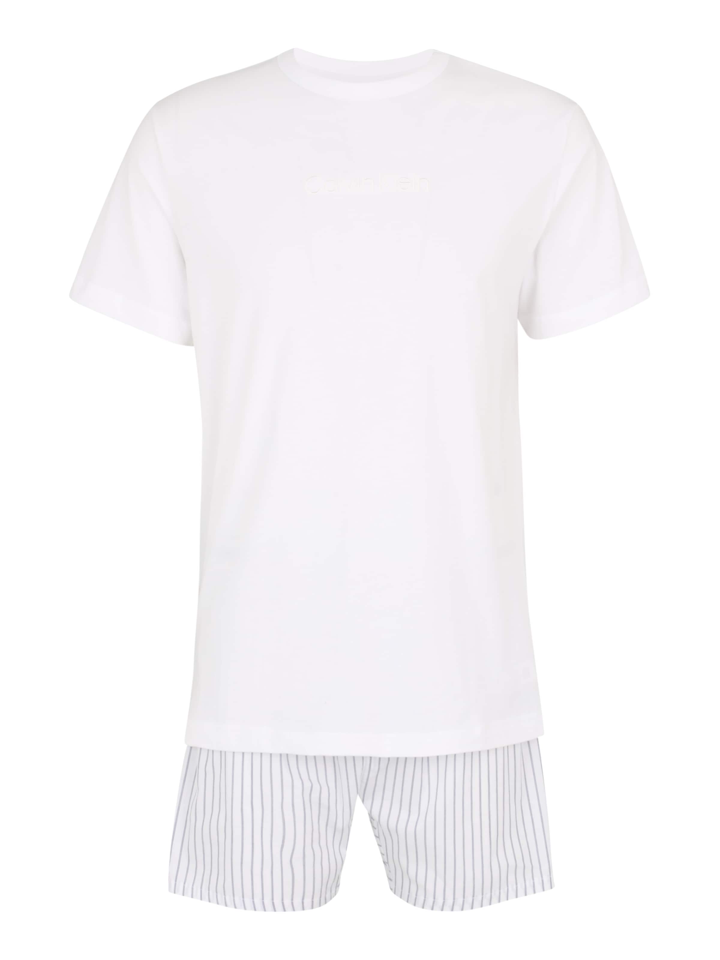 Calvin Klein Underwear Πιτζάμα κοντή σε λευκό: μπροστά