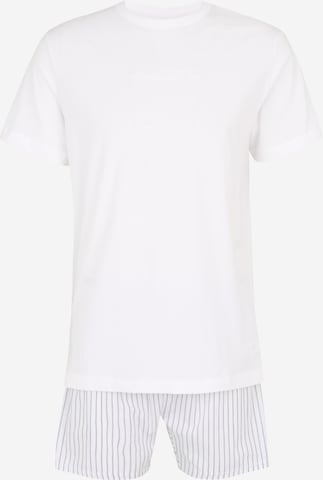 balta Calvin Klein Trumpa pižama: priekis