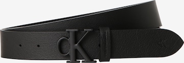 Calvin Klein Jeans - Cinturón en negro: frente