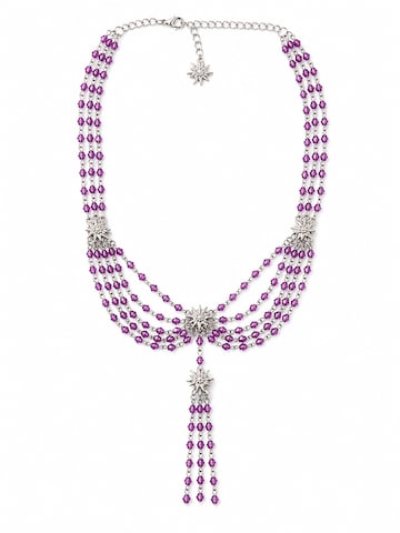 Allgäu Rebell Necklace 'Peggy' in Purple: front