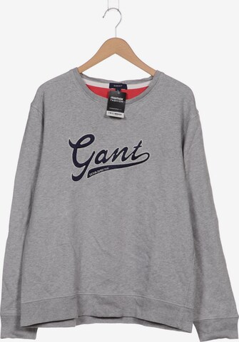 GANT Sweatshirt & Zip-Up Hoodie in XL in Grey: front