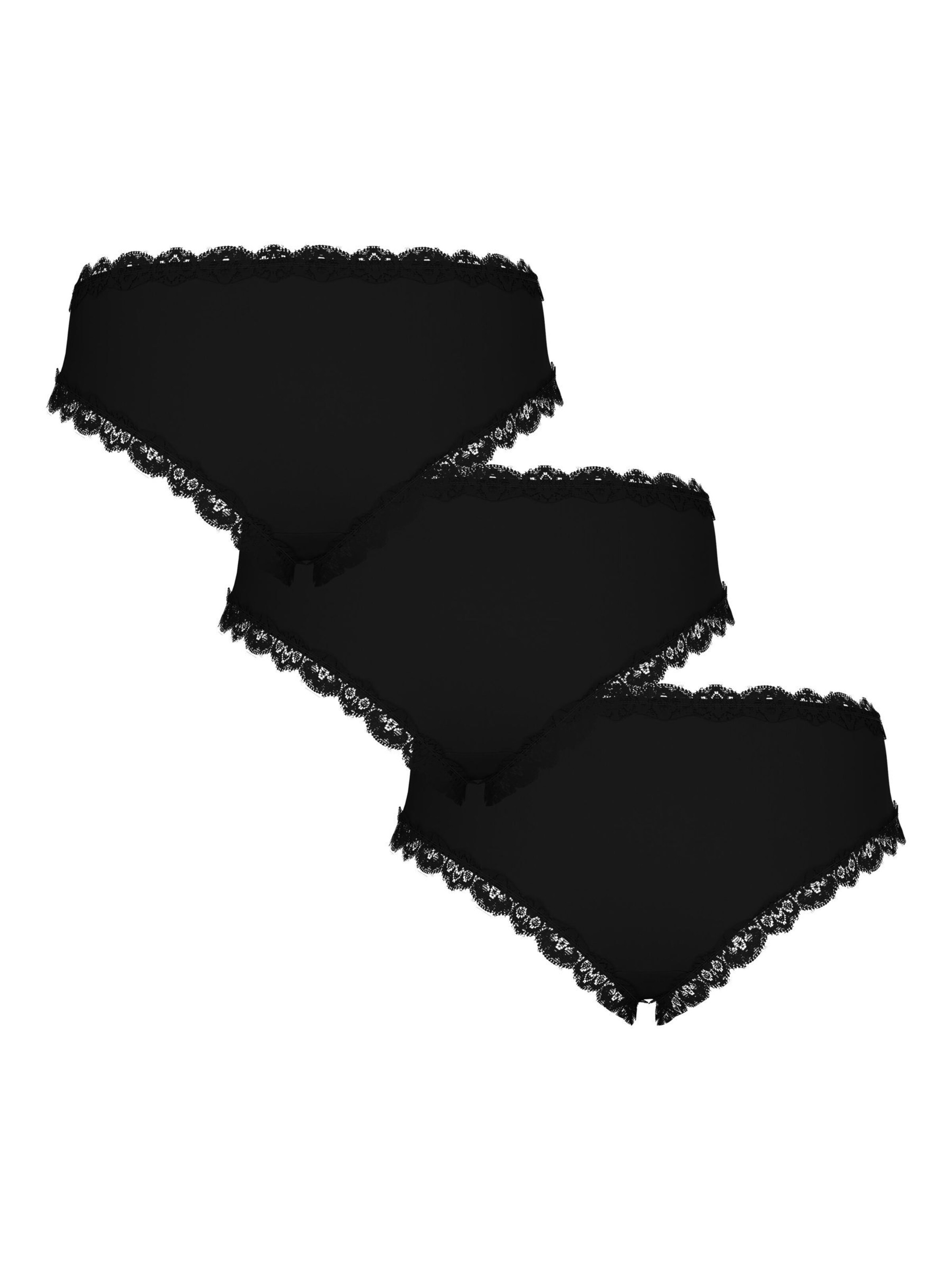 PIECES Spodnje hlače 'NOLA' | črna barva