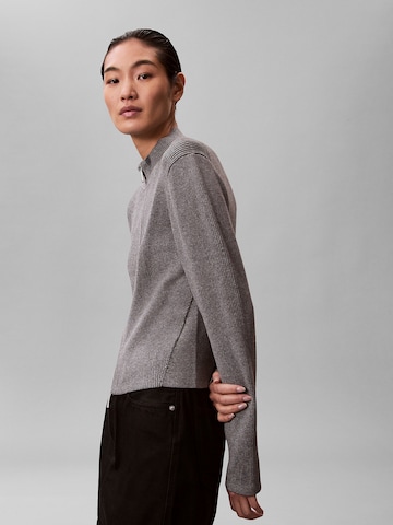 Calvin Klein Jeans Strickjacke in Grau