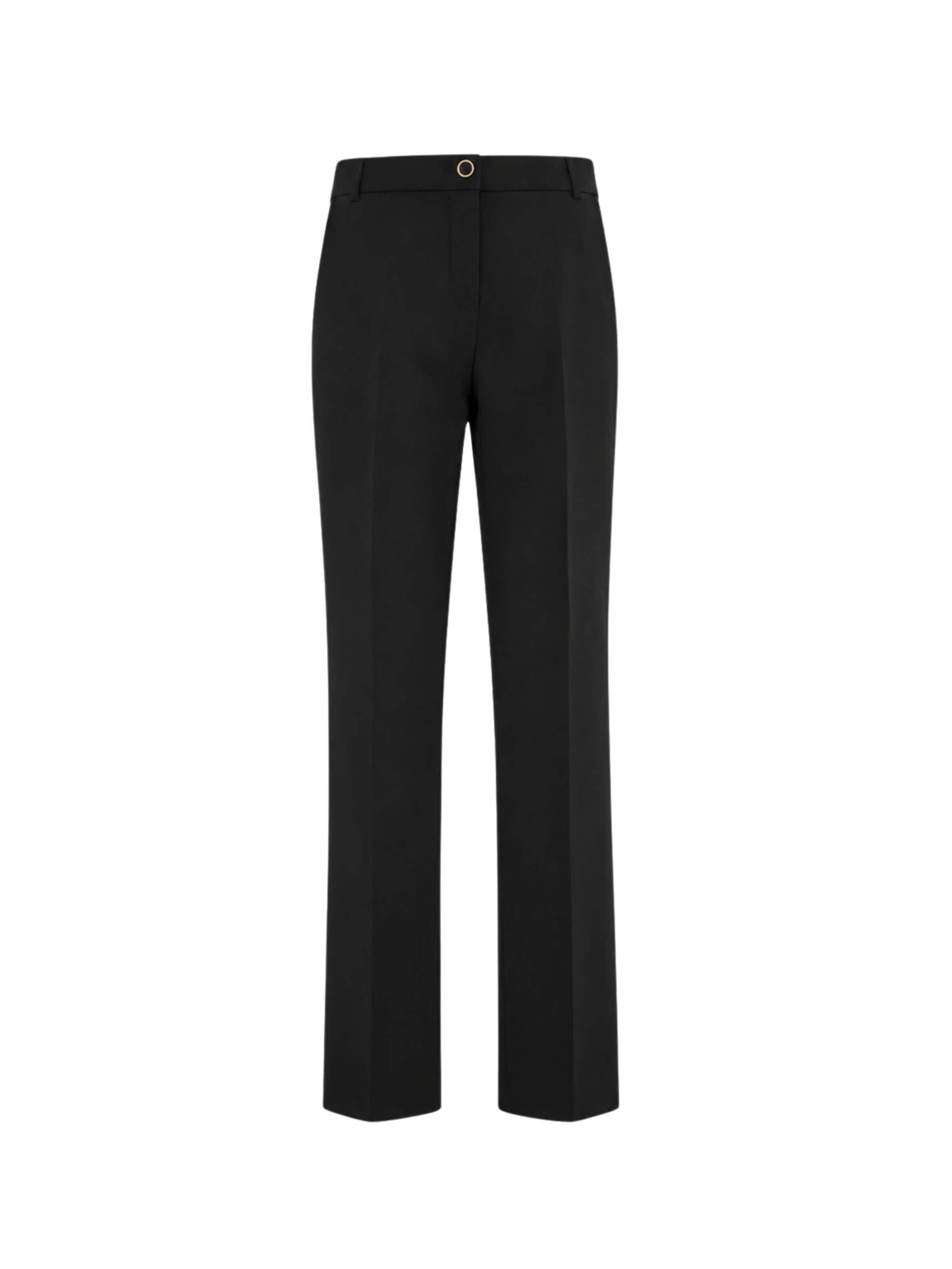 Baggy Pantaloni chino di Fracomina in nero: frontale
