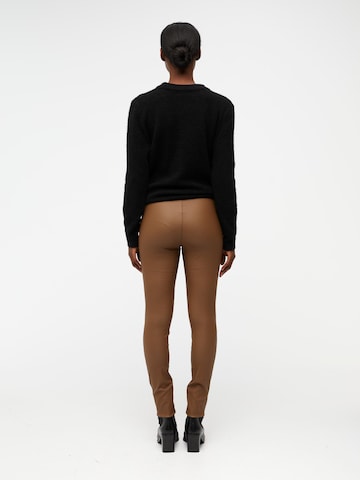 OBJECT - Skinny Leggings en marrón