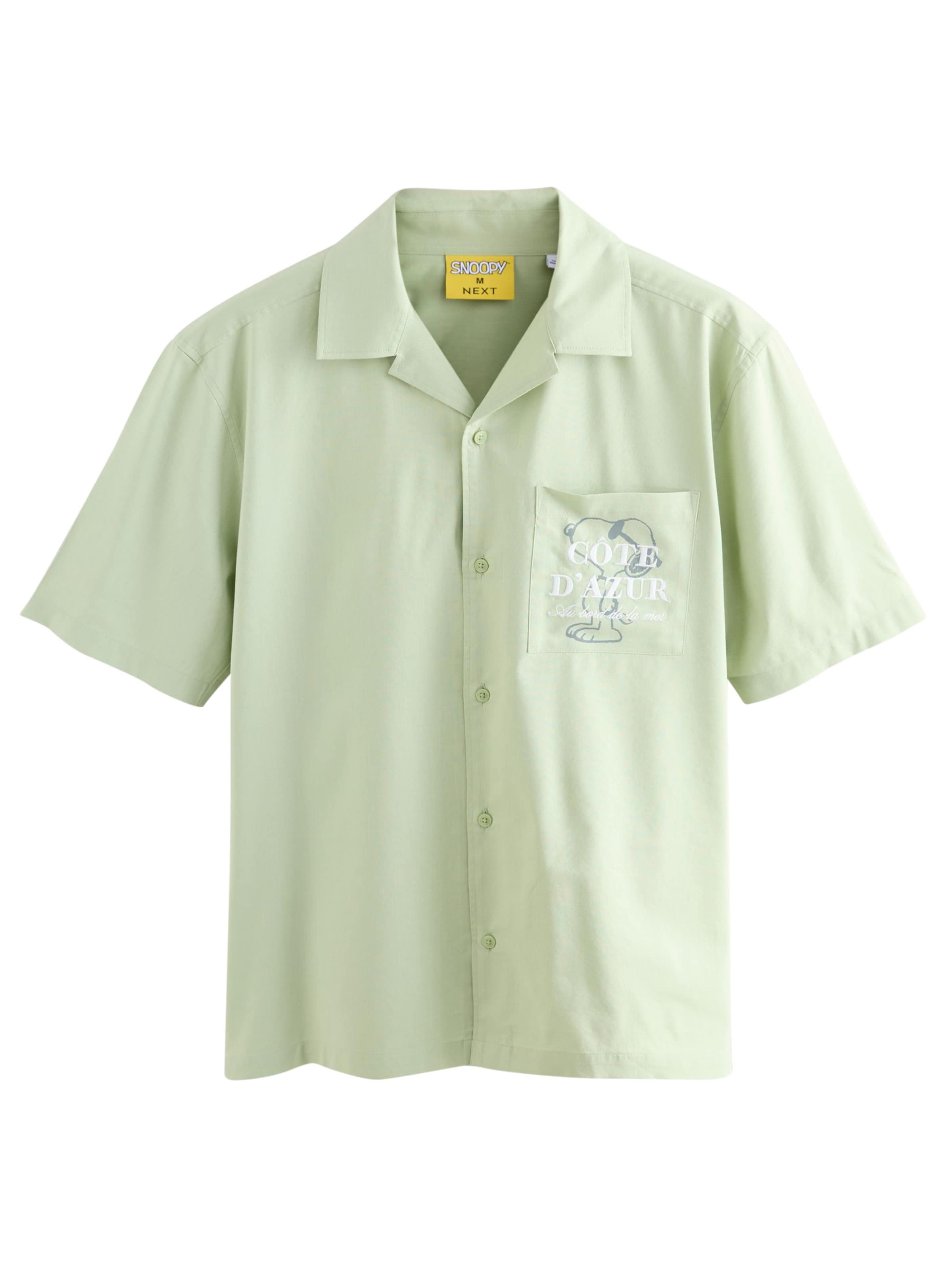 Next Regular Fit Hemd in Grün: Vorderseite