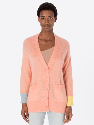 Cardigan UNITED COLORS OF BENETTON en orange : devant