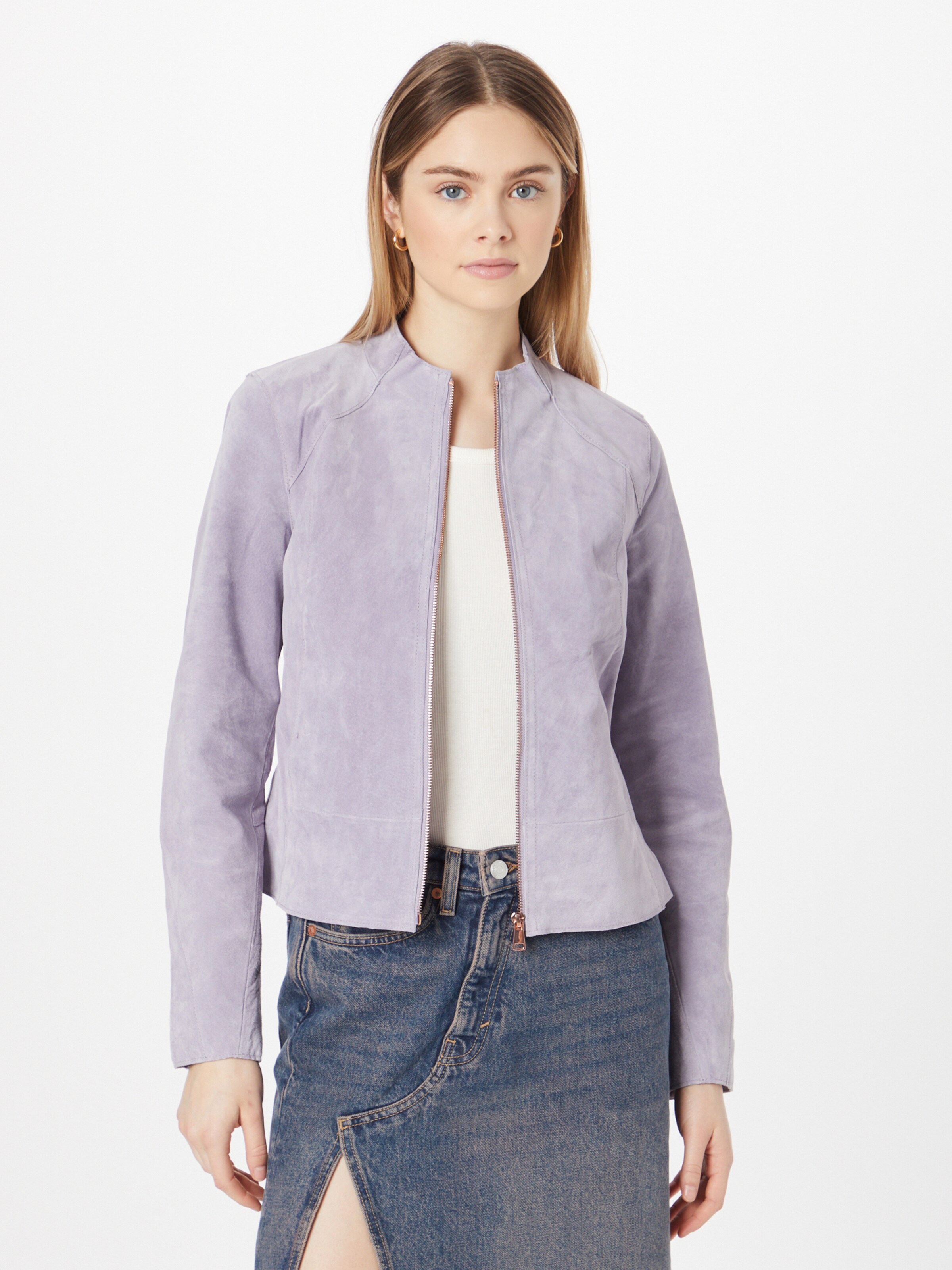 Lavender suede hotsell jacket