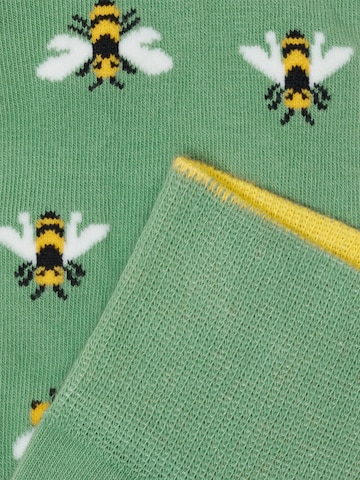 Von Jungfeld Socks 'Biene Icon' in Green