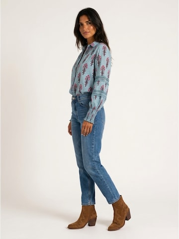 Miss June Blouse 'Hermine' in Blue