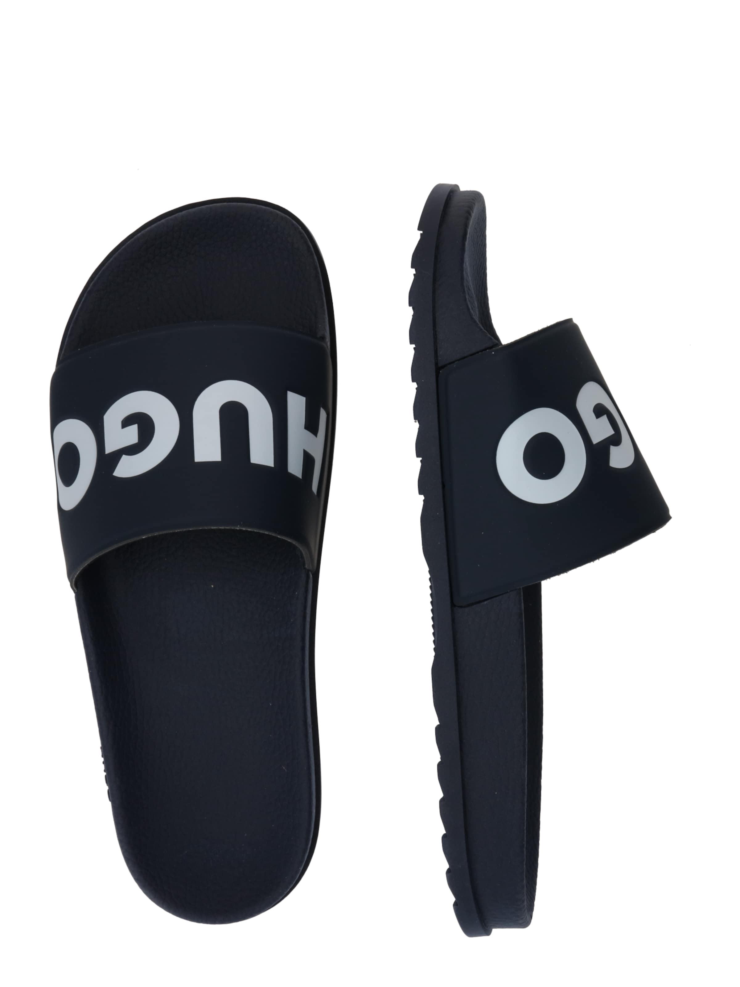 HUGO Klapki 'Match_it_Slid' w kolorze niebieski