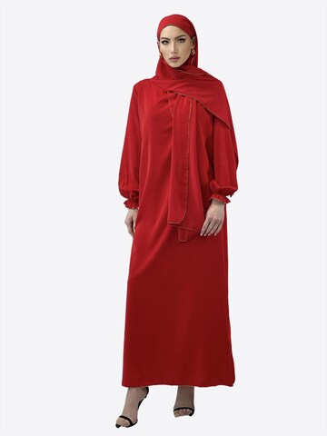 Robe Elara en rouge : devant