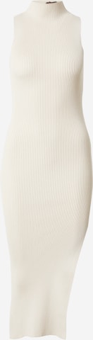 Misspap Knitted dress in Beige: front