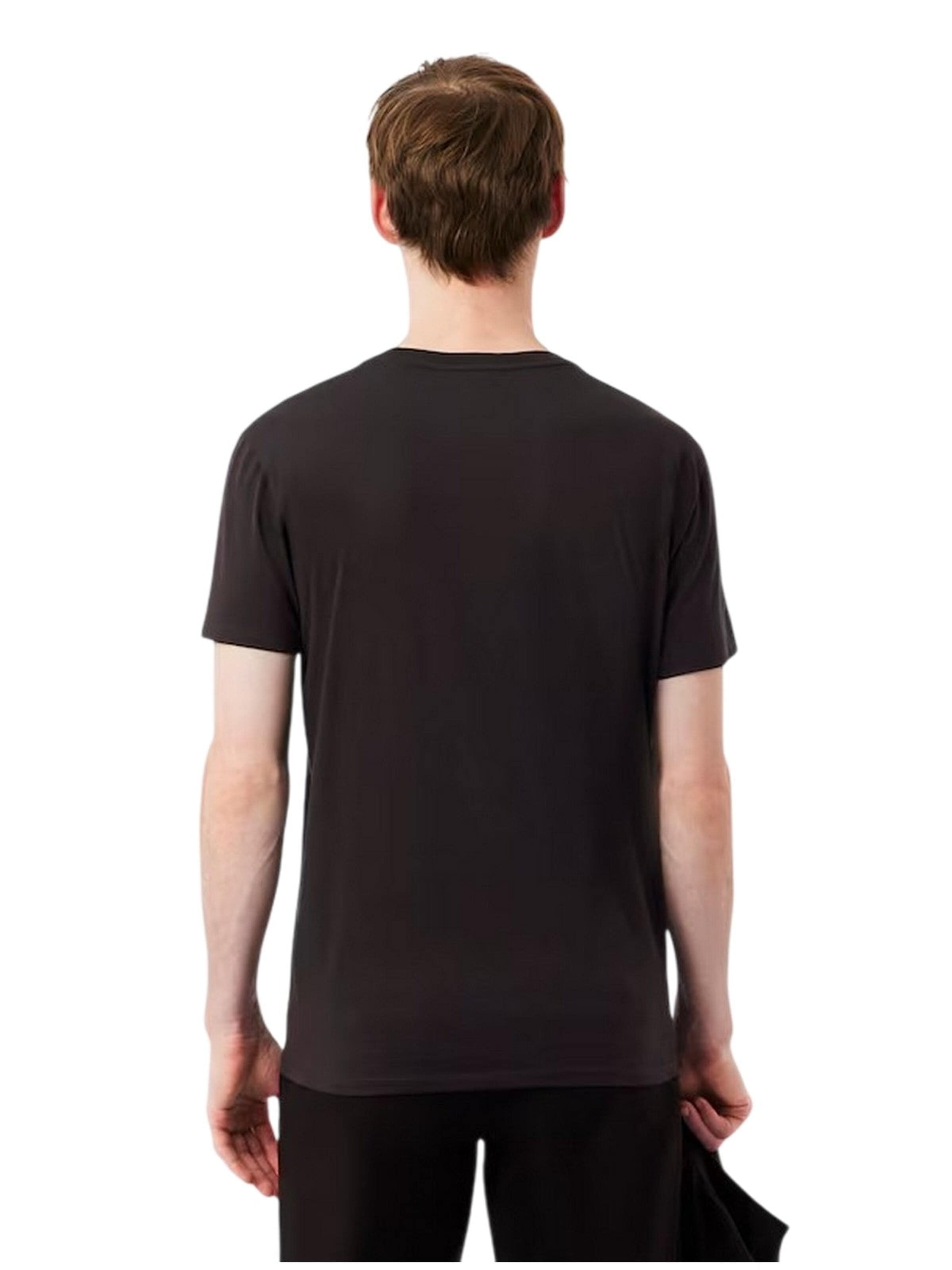 LACOSTE - Camiseta en negro