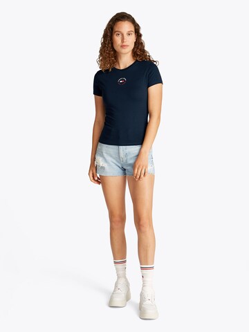 Tommy Jeans Футболка 'ESSENTIAL' в Синий