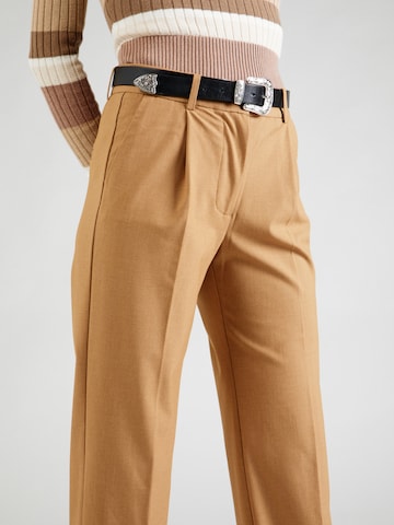 Soft Rebels Loosefit Pantalon 'Vilja' in Bruin