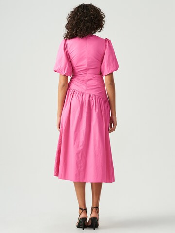 Robe 'JILL' Sável en rose : derrière