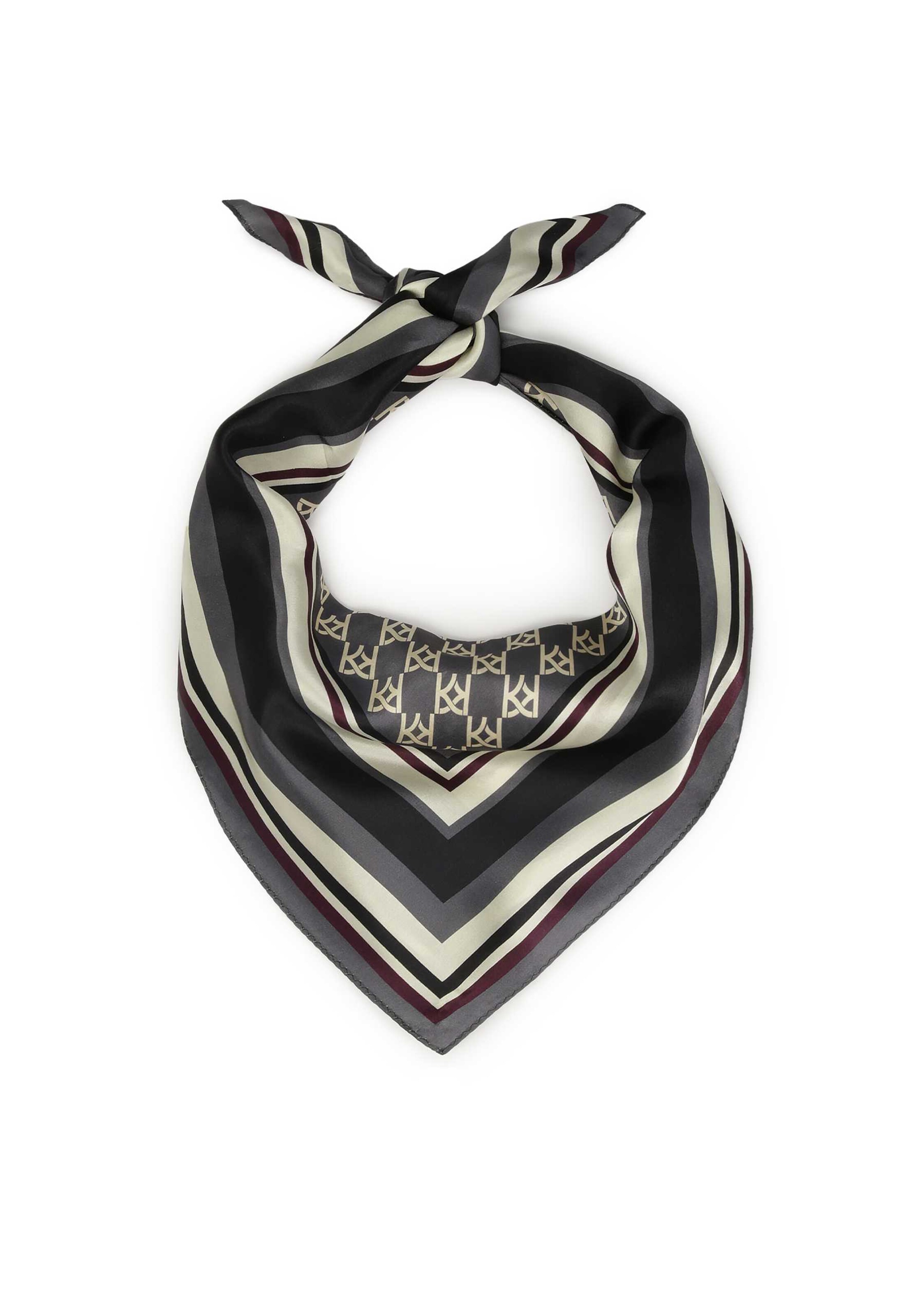 Sciarpa di Kazar in nero: frontale