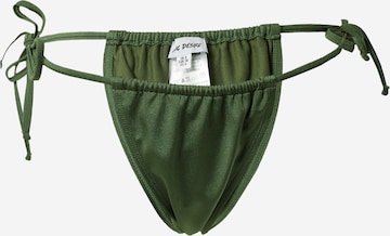 Public Desire Bikinové nohavičky - Zelená: predná strana