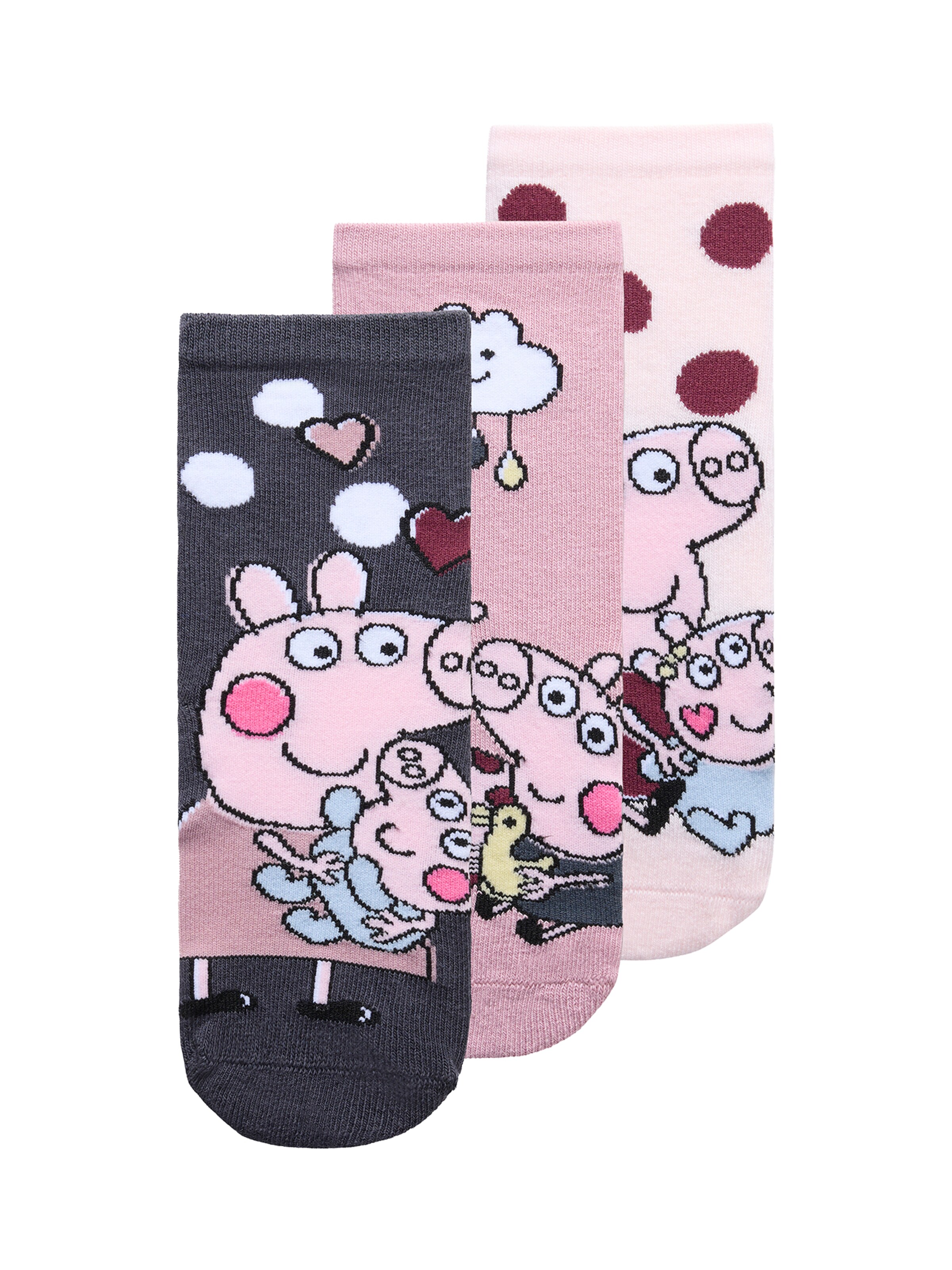 NAME IT - Calcetines 'NMFAMUSA PEPPA' en azul: frente