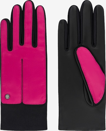 Roeckl Full Finger Gloves 'Stockholm Touch' in Pink: front