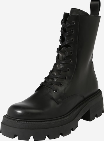 LeGer by Lena Gercke Lace-Up Ankle Boots 'Charlie' in Black: front
