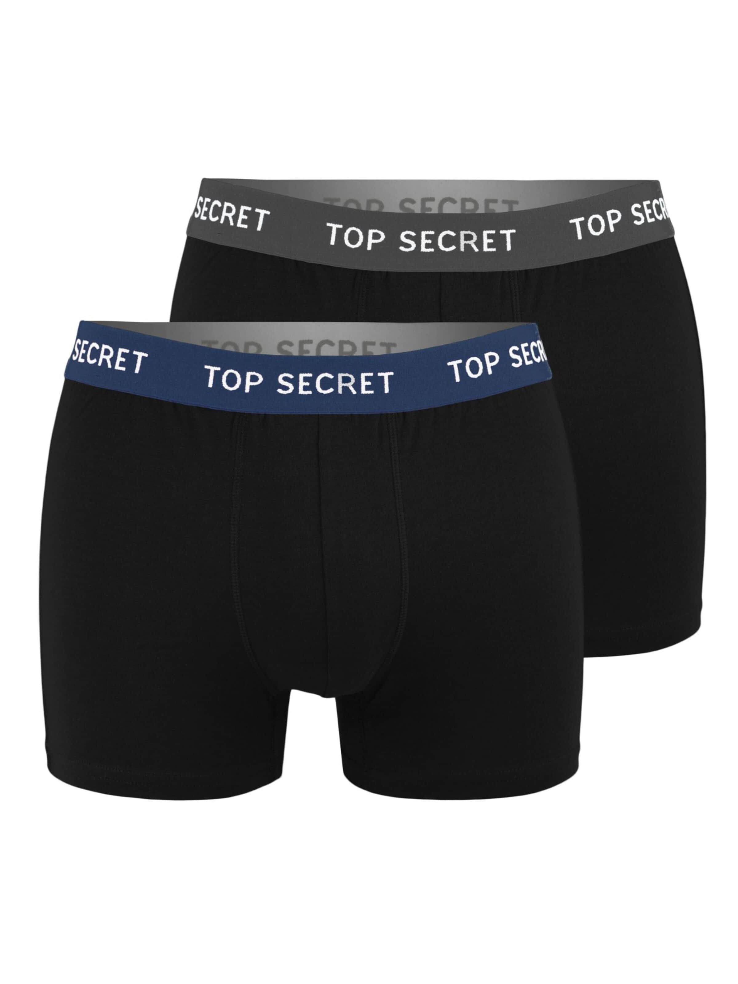 Top Secret Boxershorts‌‌‌‌‌‌ in Schwarz