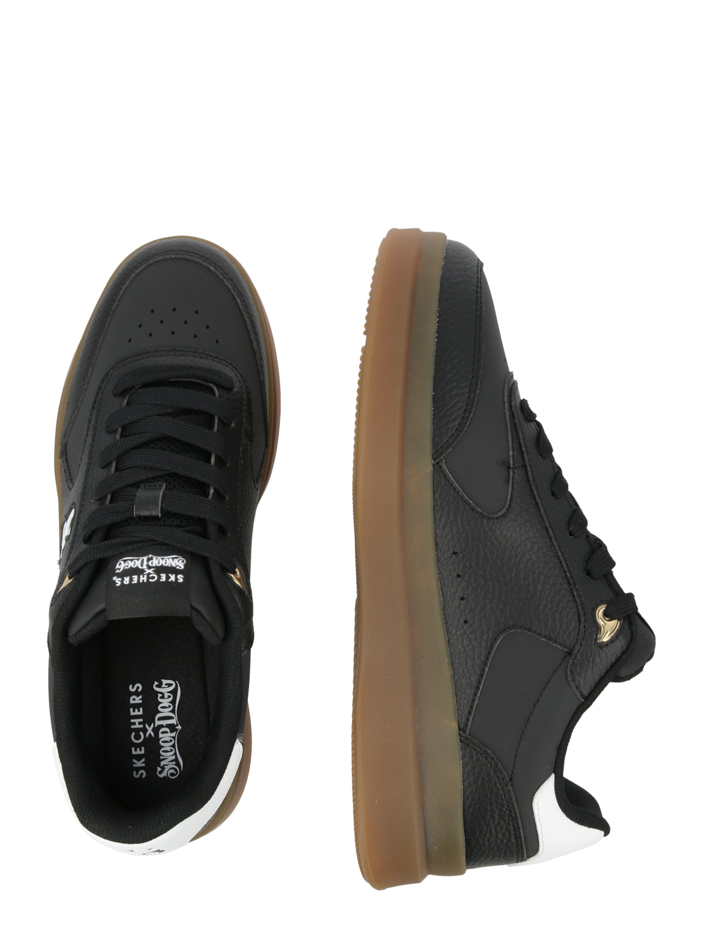 Sneaker low 'COURTSIDE-CALI DUDEZ' de la SKECHERS pe negru