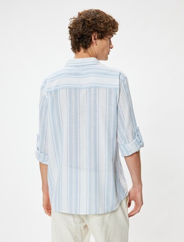 Koton Regular fit Button Up Shirt in Blue