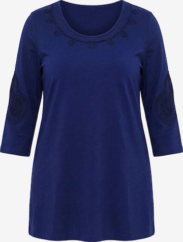 Ulla Popken Shirt in Blau: Vorderseite