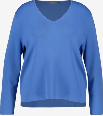 Pull-over SAMOON en bleu : devant