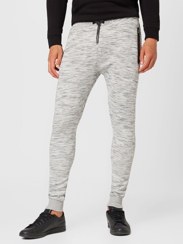 Coupe slim Pantalon 'ARYA' BRAVE SOUL en gris : devant