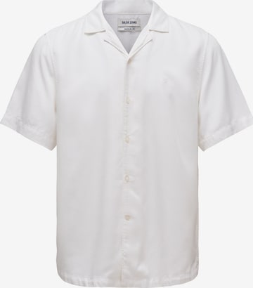 Coupe regular Chemise Salsa Jeans en blanc : devant