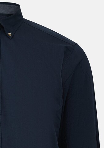 Coupe regular Chemise s.Oliver Men Big Sizes en bleu : devant