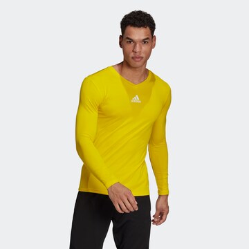 ADIDAS PERFORMANCE Performance Shirt in Yellow: front