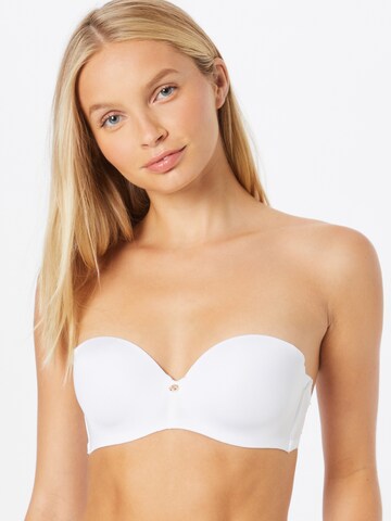 ESOTIQ Balconette Bra in White