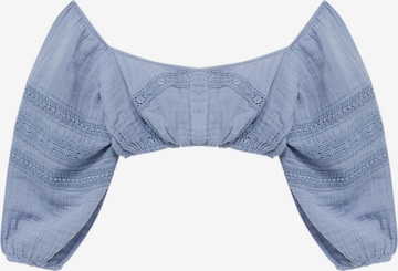 Pull&Bear Blouse in Blue: front