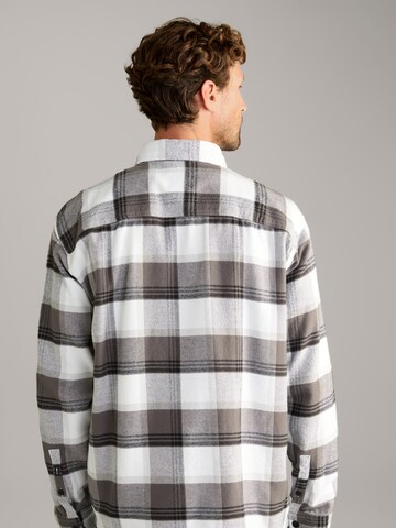 JOOP! Jeans Regular fit Button Up Shirt 'Hagon' in Grey