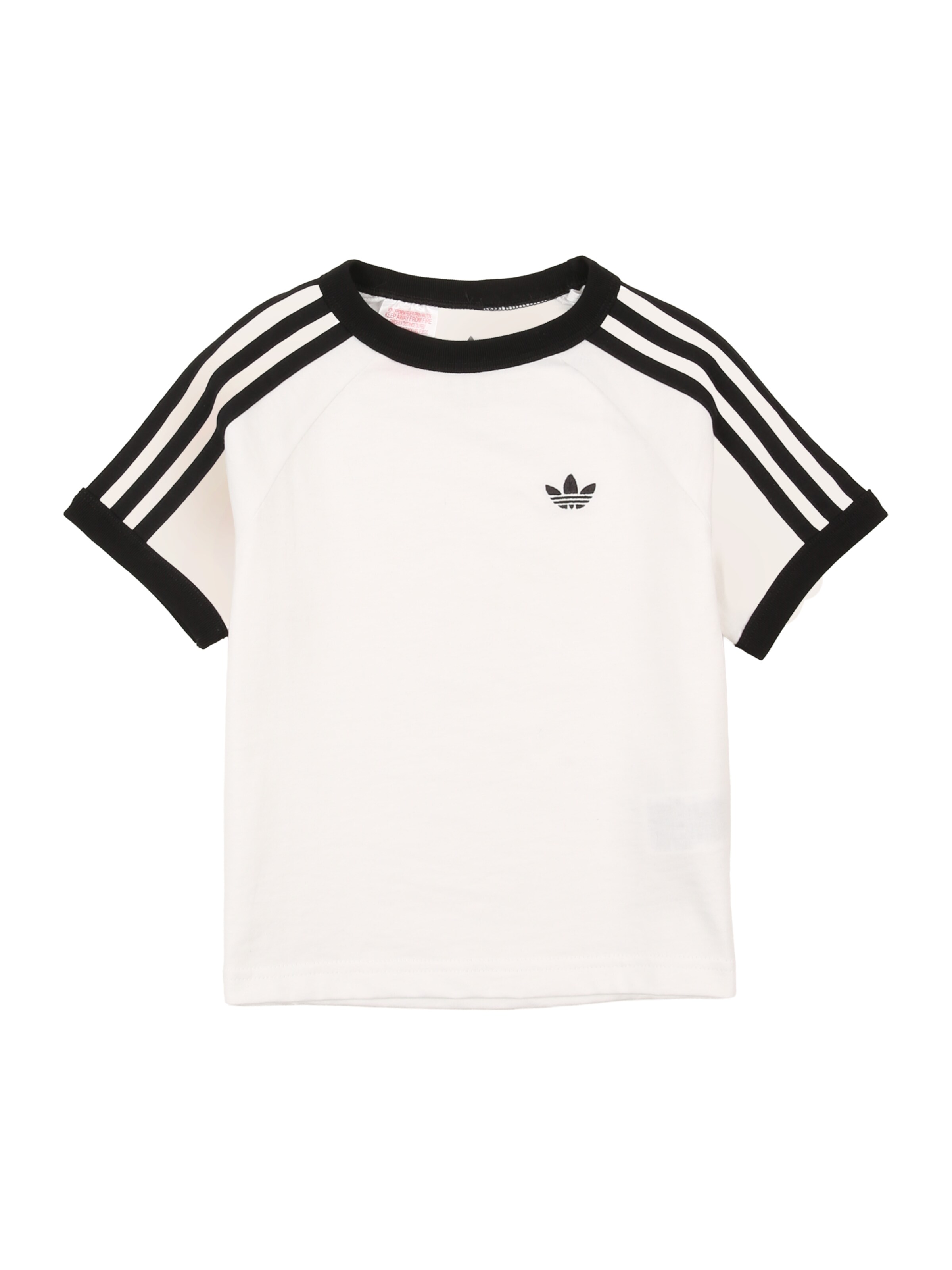 ADIDAS ORIGINALS Shirt in White: front