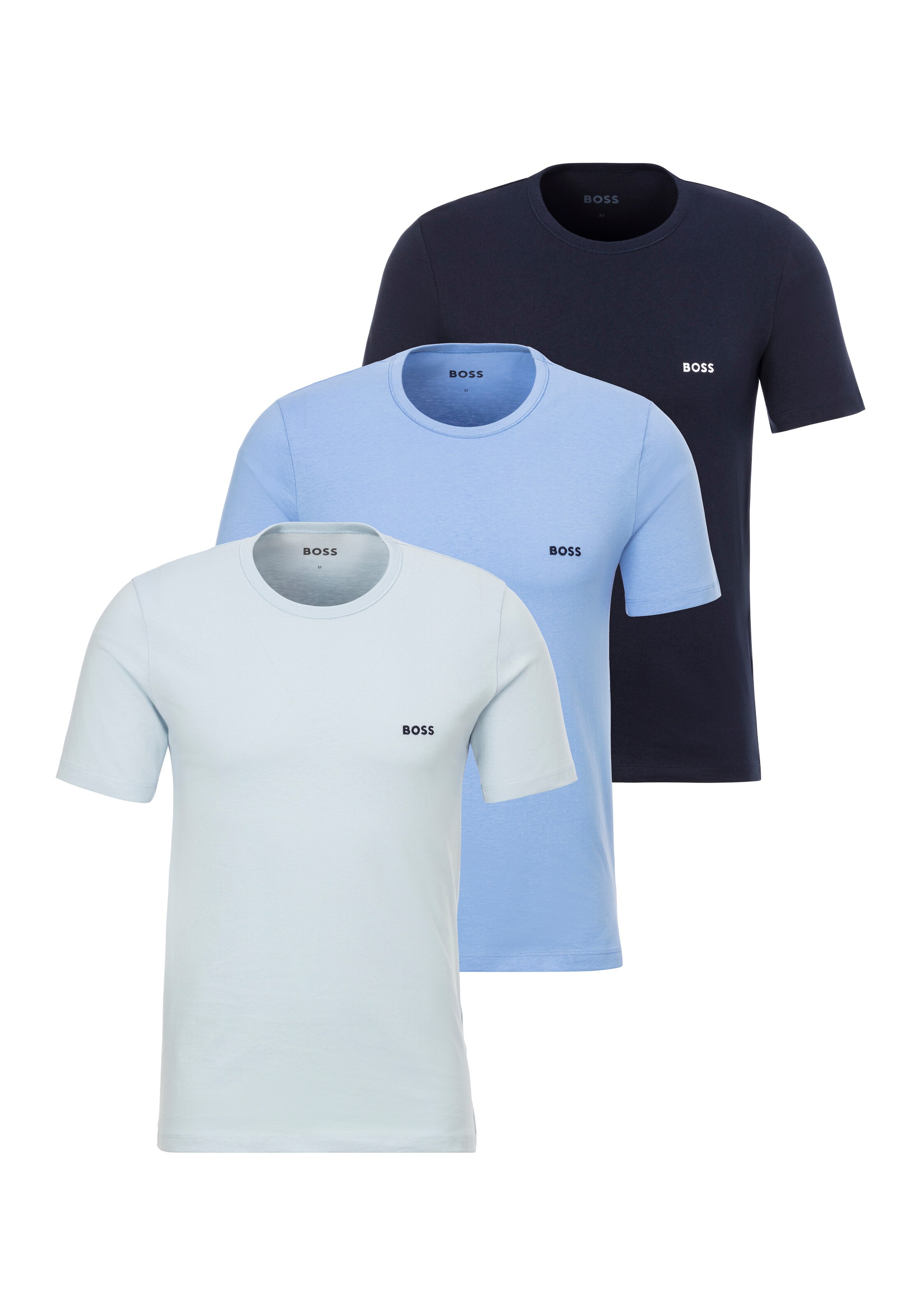 BOSS T-Shirt in Blau: Vorderseite