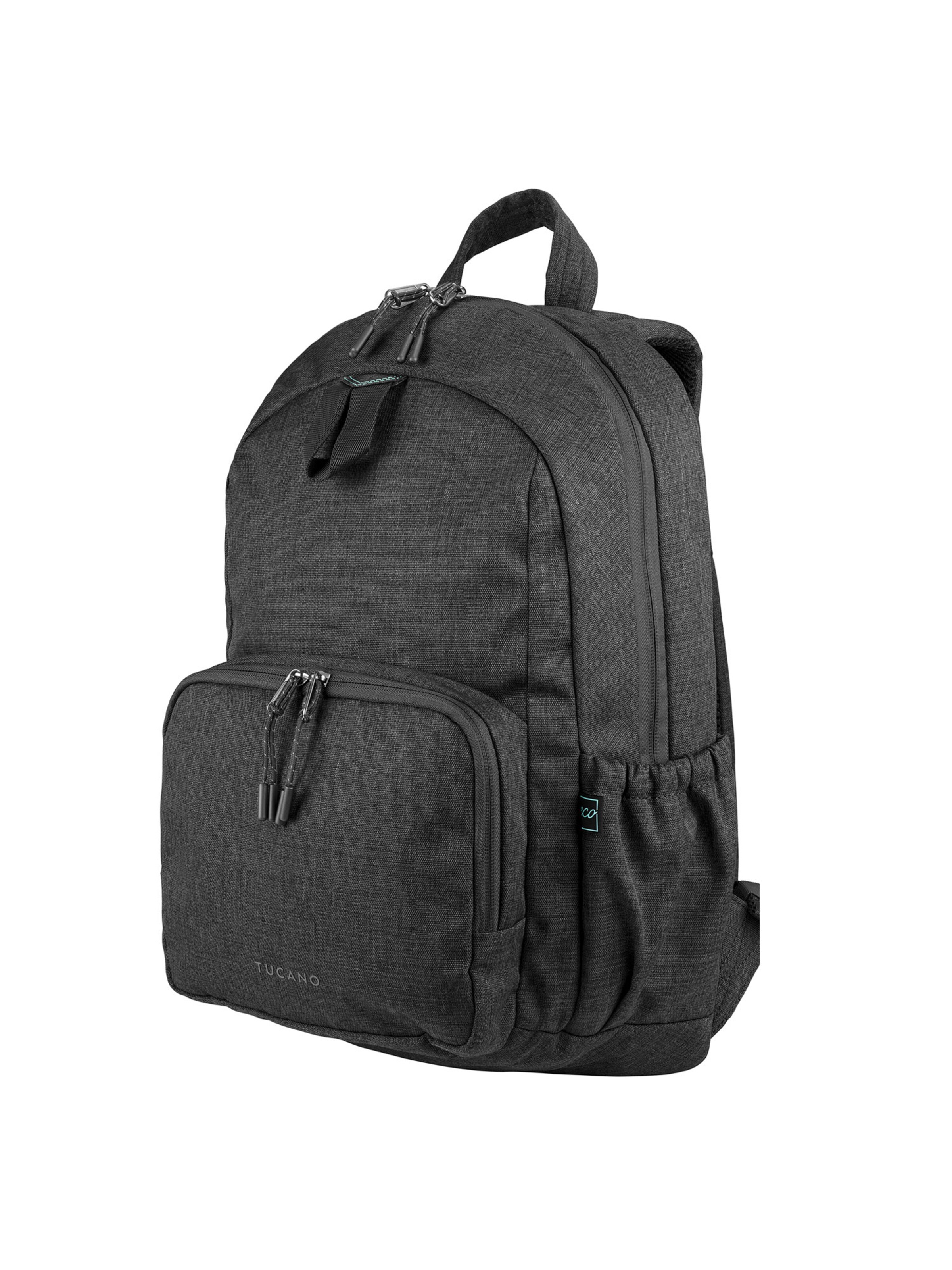 Zaino 'Zaino Unisex Tucano Poliestere con Zip - 29x42,5x14 cm' di TUCANO in nero