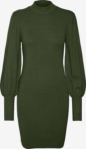 VERO MODA Knitted dress 'Holly' in Green: front