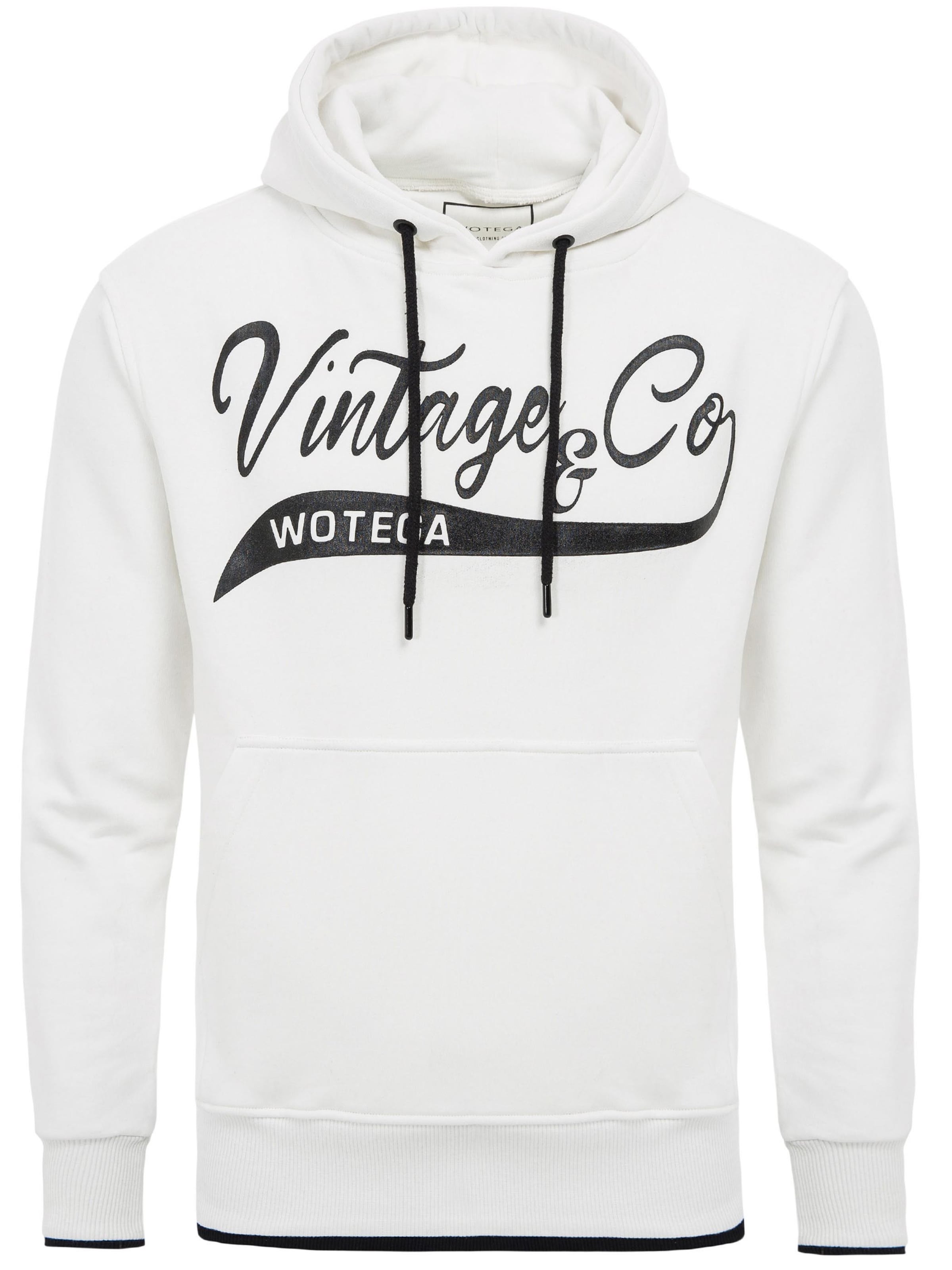 WOTEGA Sweatshirt 'WT Star' in White: front