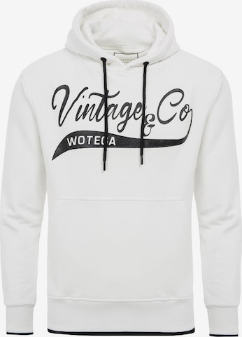 WOTEGA Sweatshirt 'WT Star' in Weiß: Vorderseite