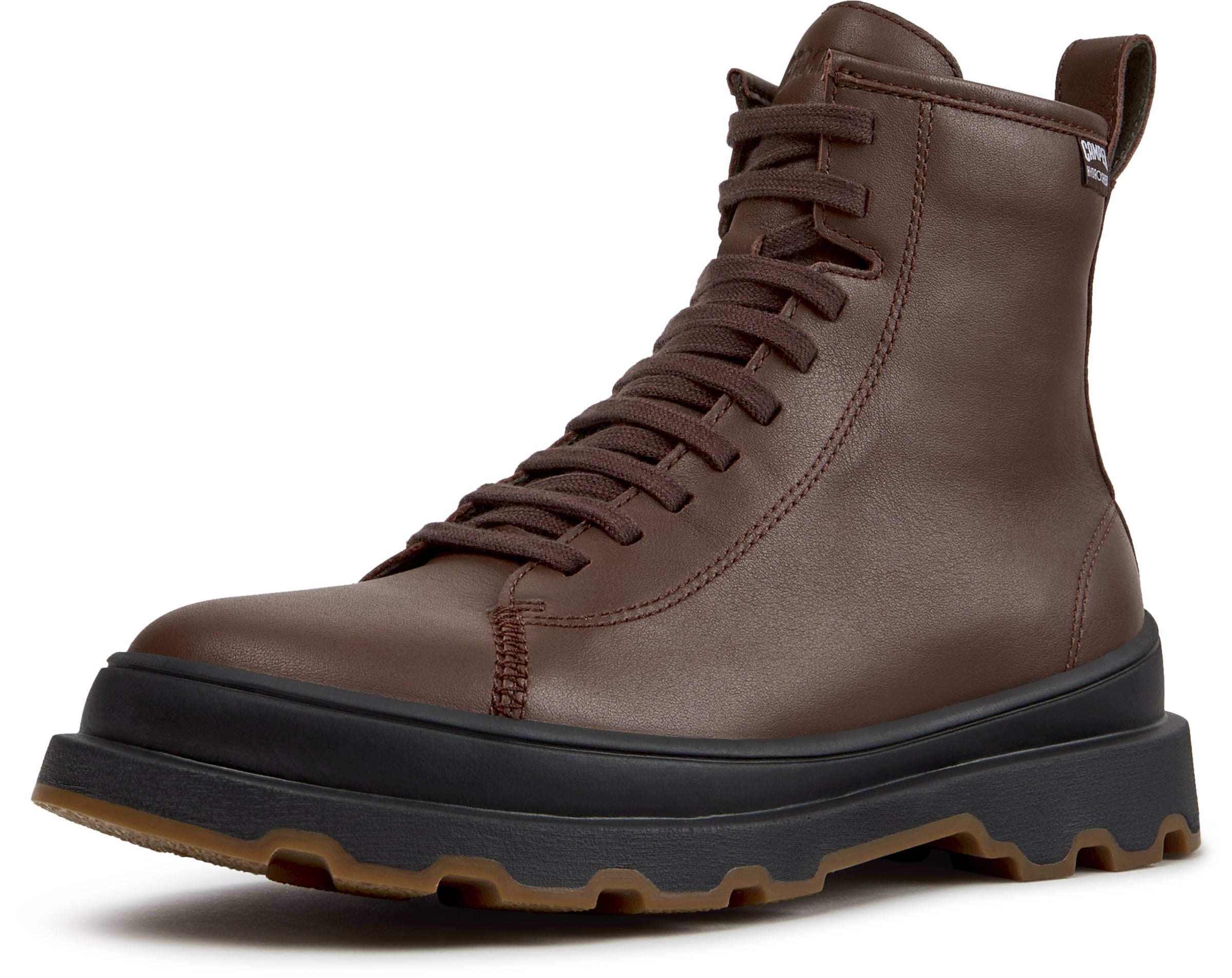 CAMPER Schnürstiefelette 'Brutus+' in Braun: Vorderseite